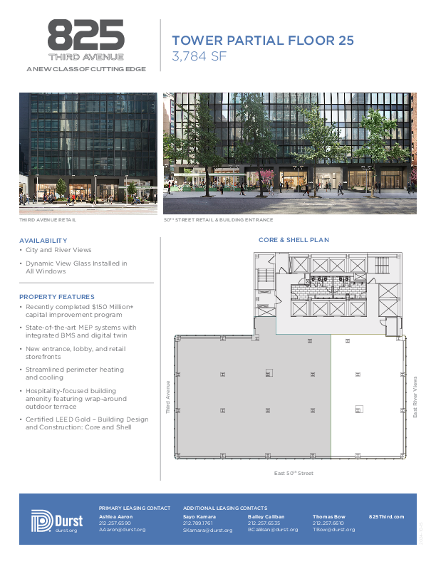 825 Third Avenue Partial 25 floorplan