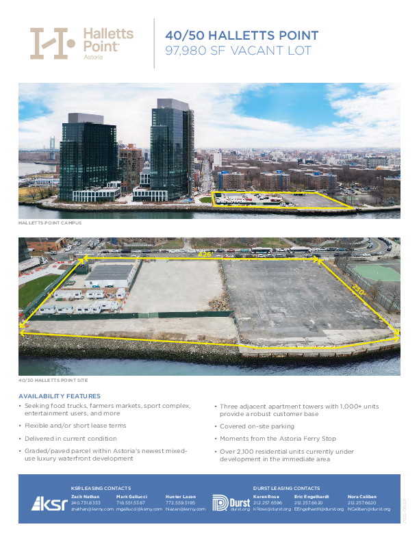 Halletts Point 40-50 Site  floorplan