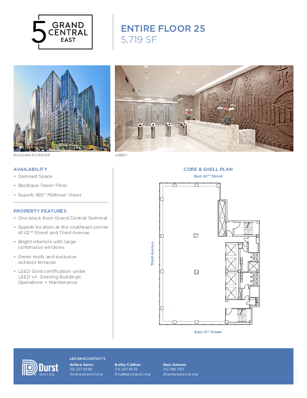 5 Grand Central East Entire Floor 25 floorplan