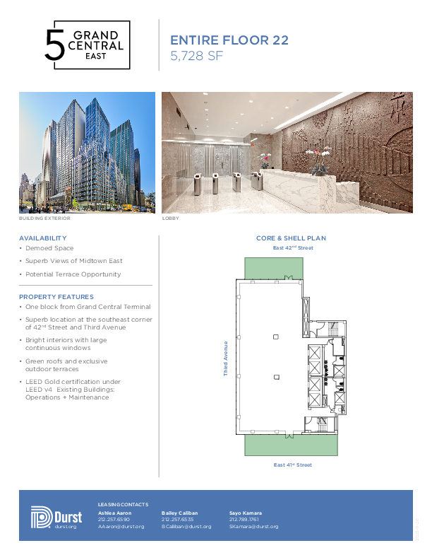 5 Grand Central East Entire 22 floorplan