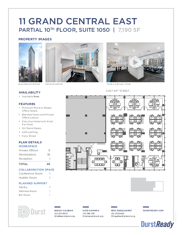 11 Grand Central East Partial Floor 10 floorplan