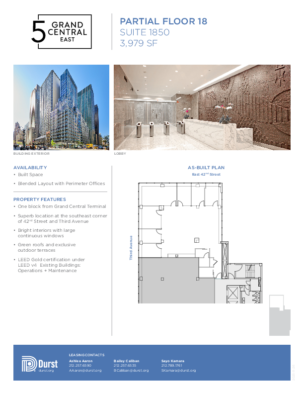 5 Grand Central East Partial 18 floorplan
