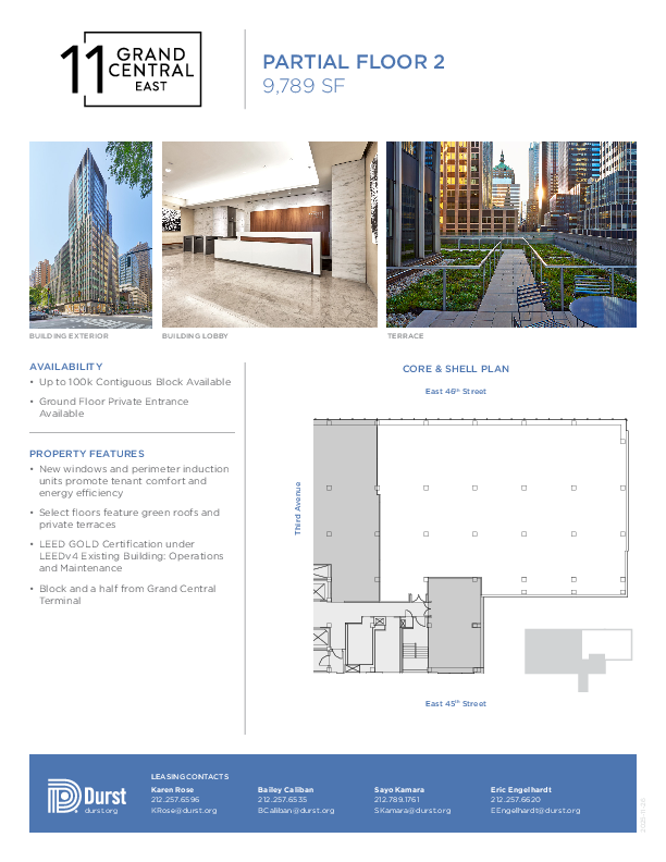 11 Grand Central East Partial Floor 2 floorplan