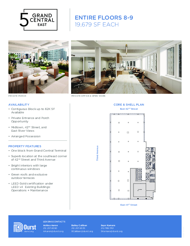 5 Grand Central East Entire Floor 9 floorplan