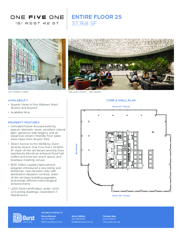 One Five One Entire 25 floorplan