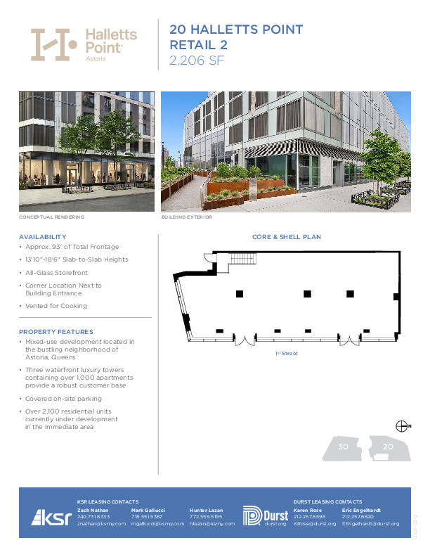 Halletts Point Retail 2 floorplan