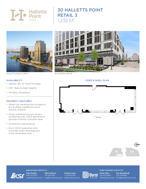 Halletts Point Retail 3 floorplan