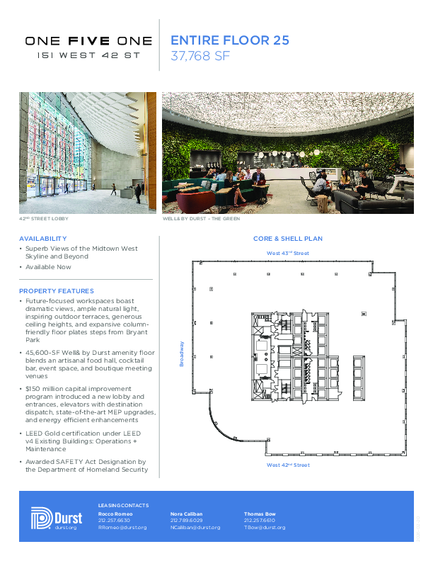 One Five One Entire 25 floorplan