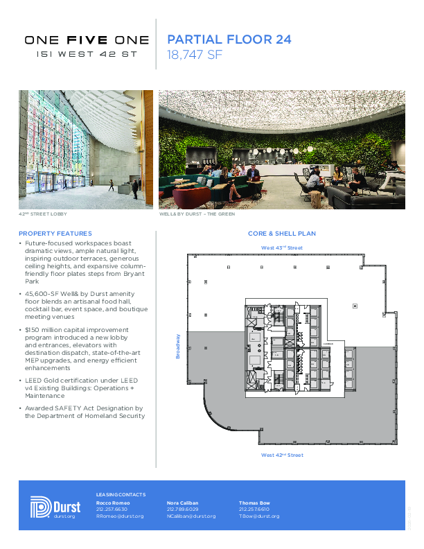One Five One Partial Floor 24 floorplan