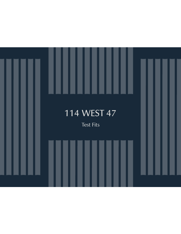 114 West 47 Entire 3-15, 17, 22-26 floorplan