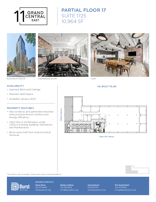11 Grand Central East Suite 1725 floorplan