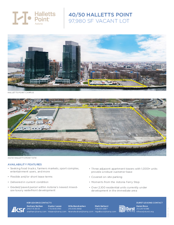 Halletts Point 40-50 Site  floorplan
