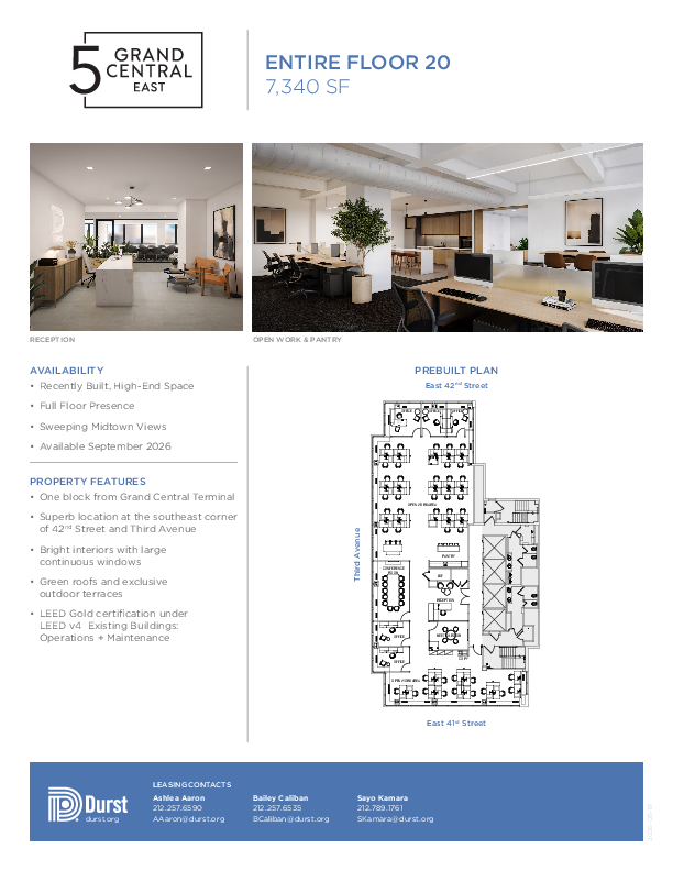 5 Grand Central East Entire Floor 20 floorplan