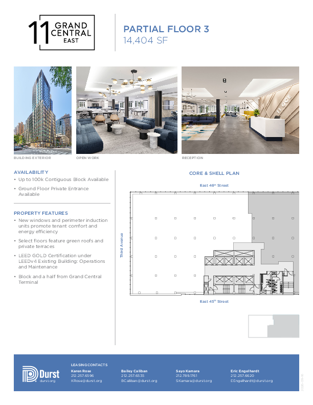 11 Grand Central East Partial Floor 3 floorplan