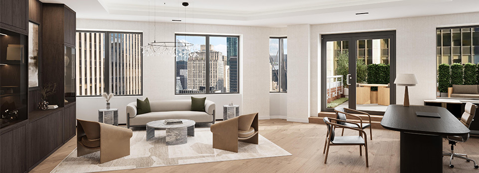 Floor 24 - Private Office with Terrace